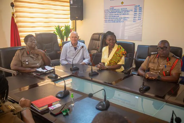 Dutch Fire Officer, GNFS Strengthen Ties