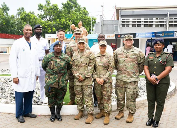 US Medics Provide Care At 37 Military Hospital