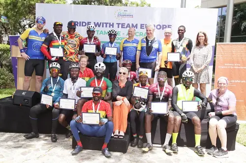 800km ‘Ride with Team Europe Cycling relay’ ends