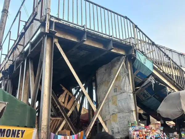 Kaneshie footbridge closure puts pedestrians at risk