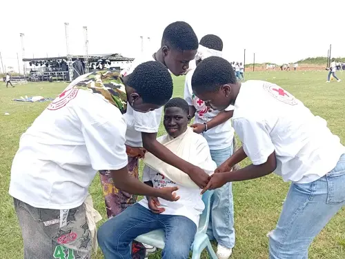 Red Cross marks World Day with health walk in Takoradi