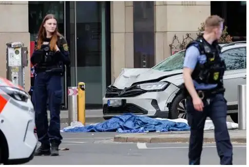 2 killed, many injured after car driven into crowd