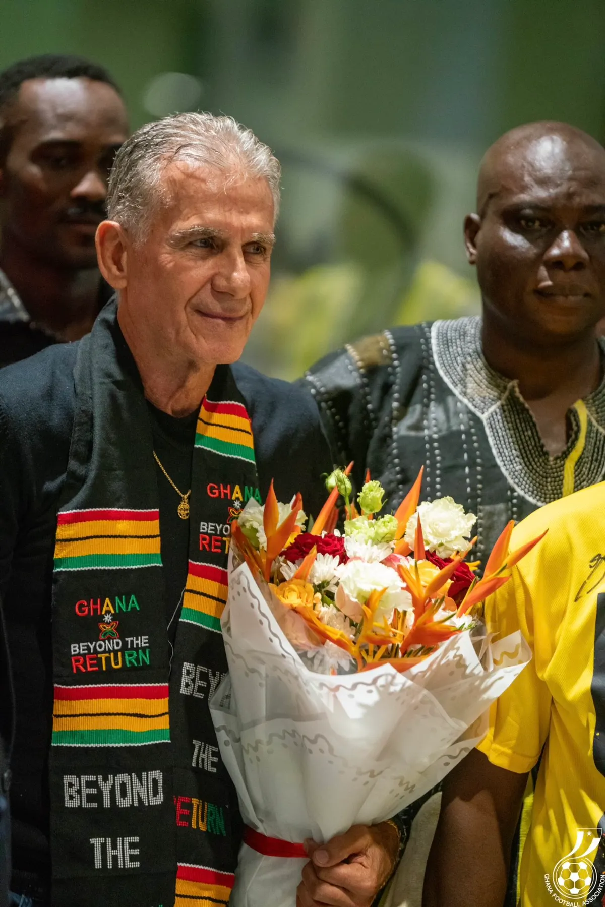 Carlos Queiroz touches down in Ghana ahead of official unveiling on Thursday