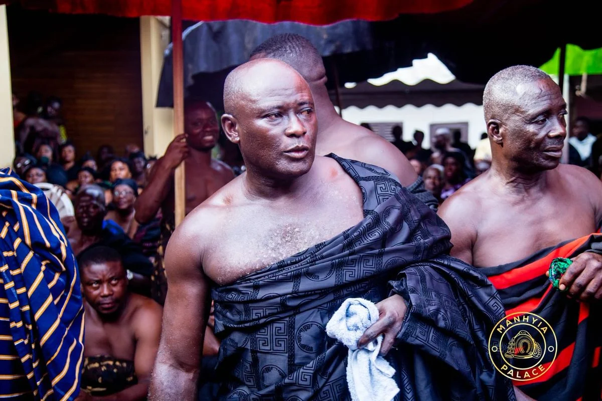 Asantehene destools Kyeame Kofi Nti