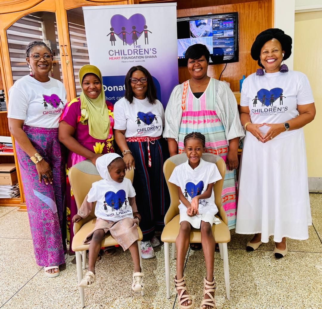 Children's Heart Foundation Ghana funds open-heart surgeries for two kids