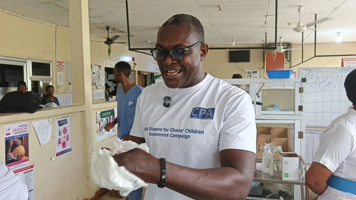 Consumer Protection Agency launches Safe Diapers Awareness Campaign at Sefwi Wiawso Government Hospital
