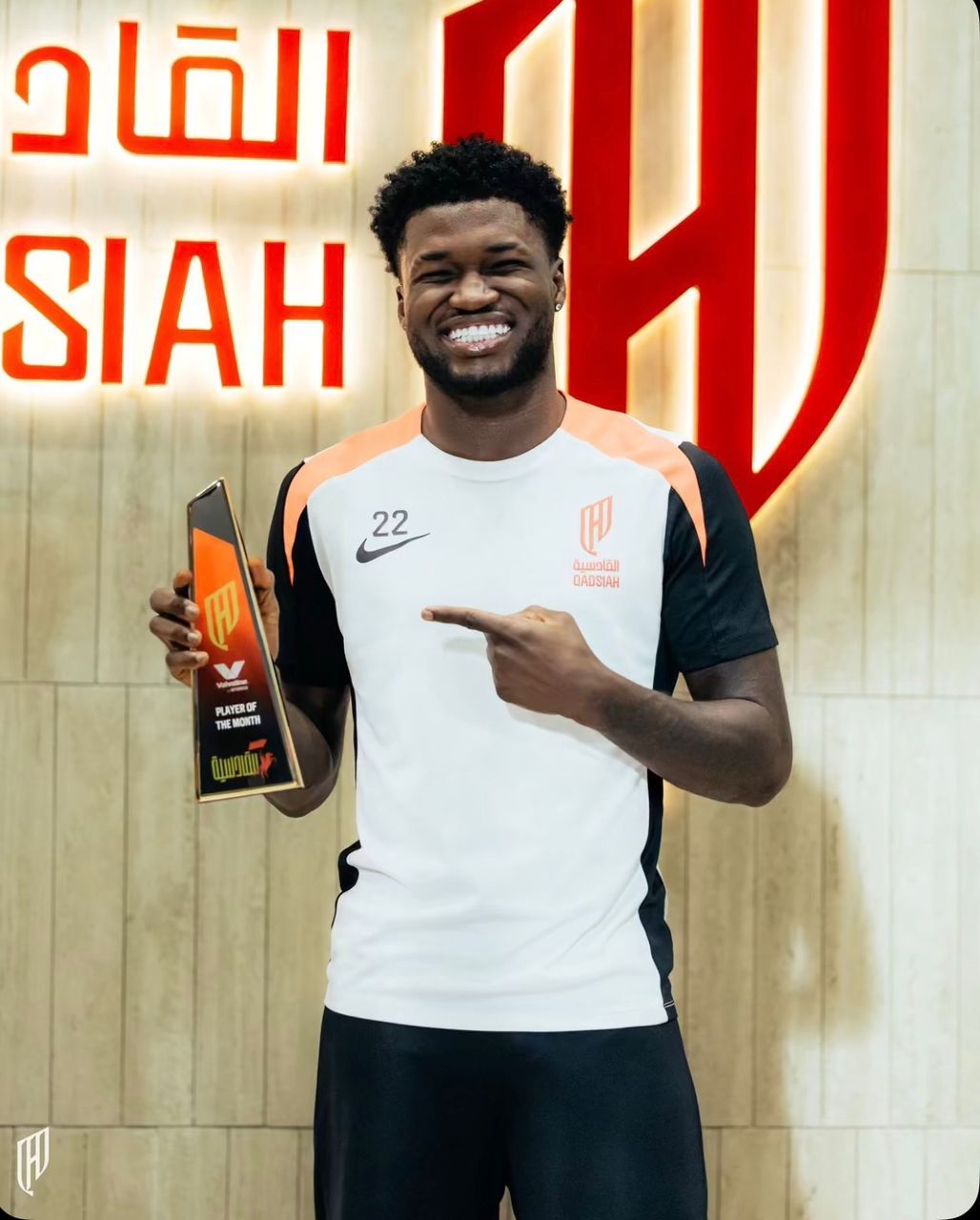 Christopher Bonsu Baah crowned Al Qadsiah Player of the Month after stellar April run