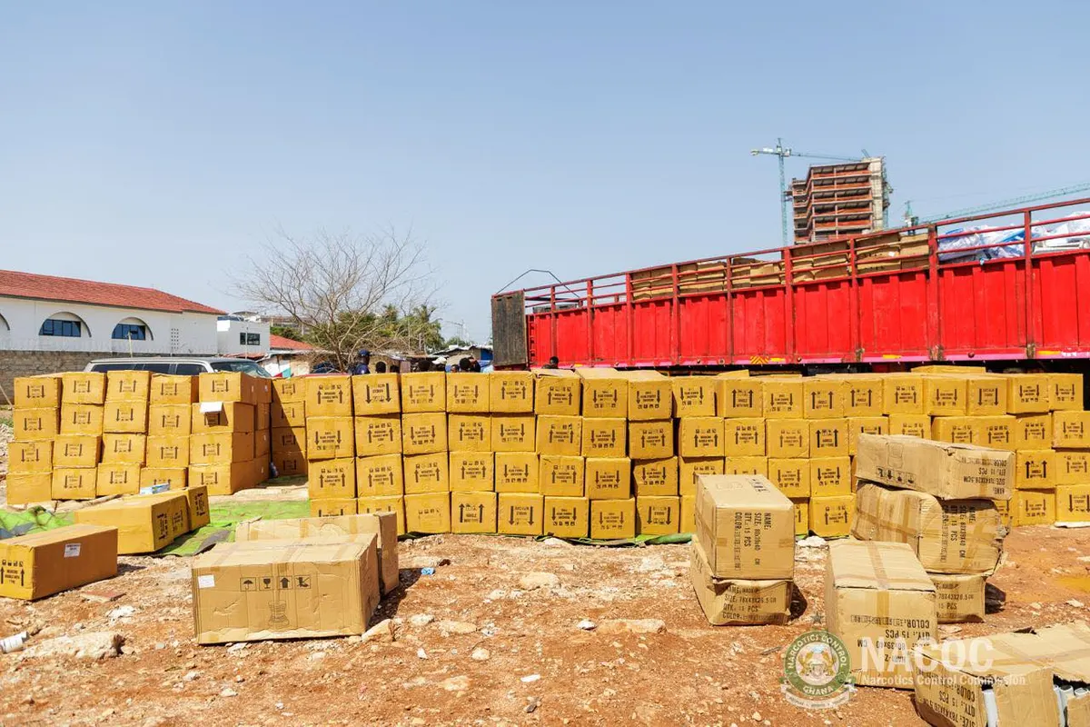 NACOC seizes 5 million tablets of Tapentadol tablets, four arrested