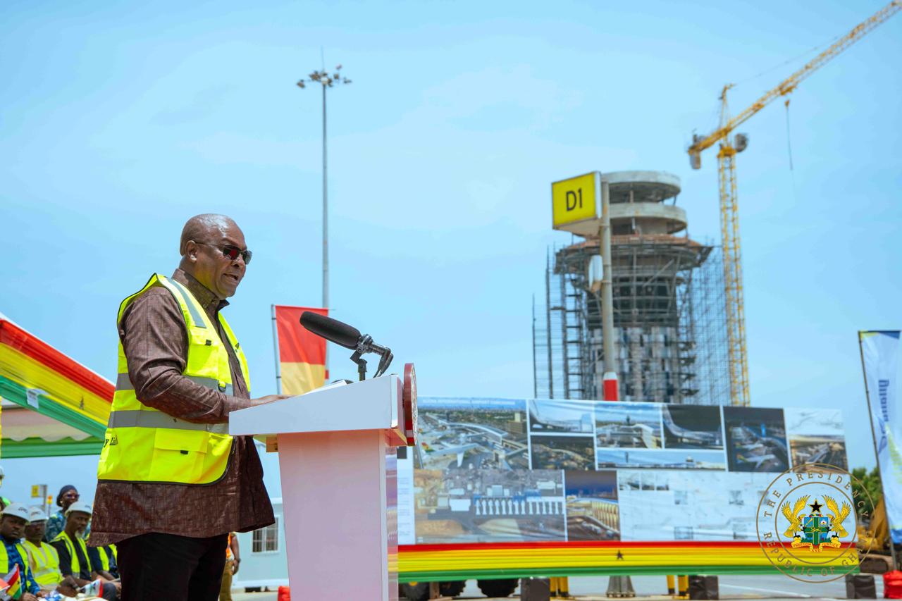 President launches Terminal 2–3 concourse project to boost efficiency and cement Accra’s hub ambitions