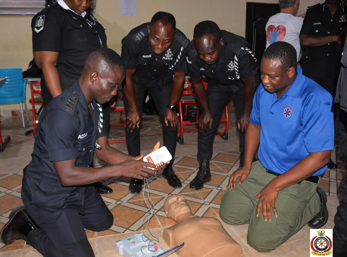 Ambulance Service trains police instructors in life-saving skills
