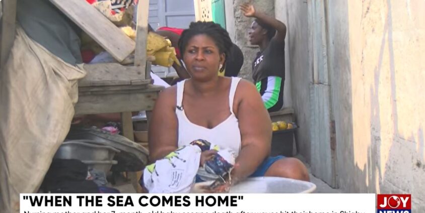“When the sea comes home”: Nursing mother, baby escape death as tidal waves struck their home at Shiabu