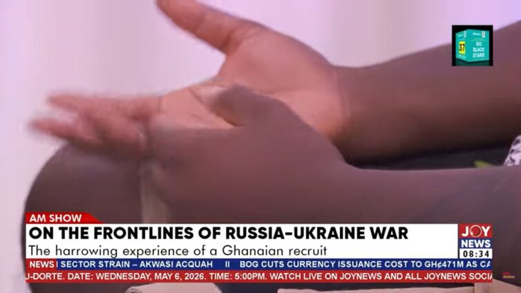 ‘We survived on snow and sand’ – Ghanaian recounts harrowing experience on frontlines of the Russia-Ukraine war