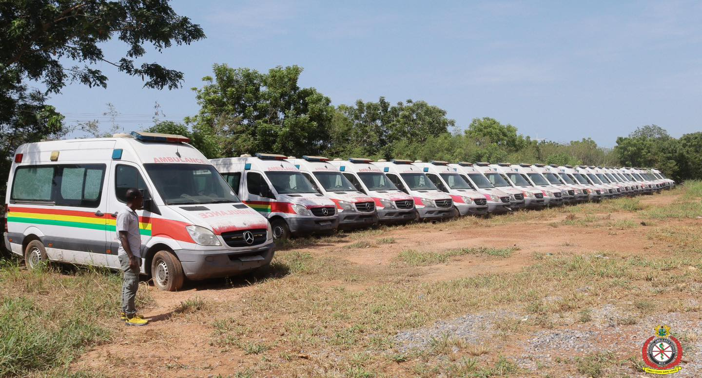 Gov’t takes custody of 30 abandoned ambulances at Burma Camp after AG clearance
