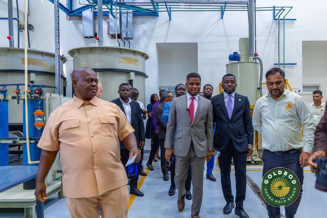 GoldBod CEO tours royal Ghana Gold Refinery ahead of refining services partnership