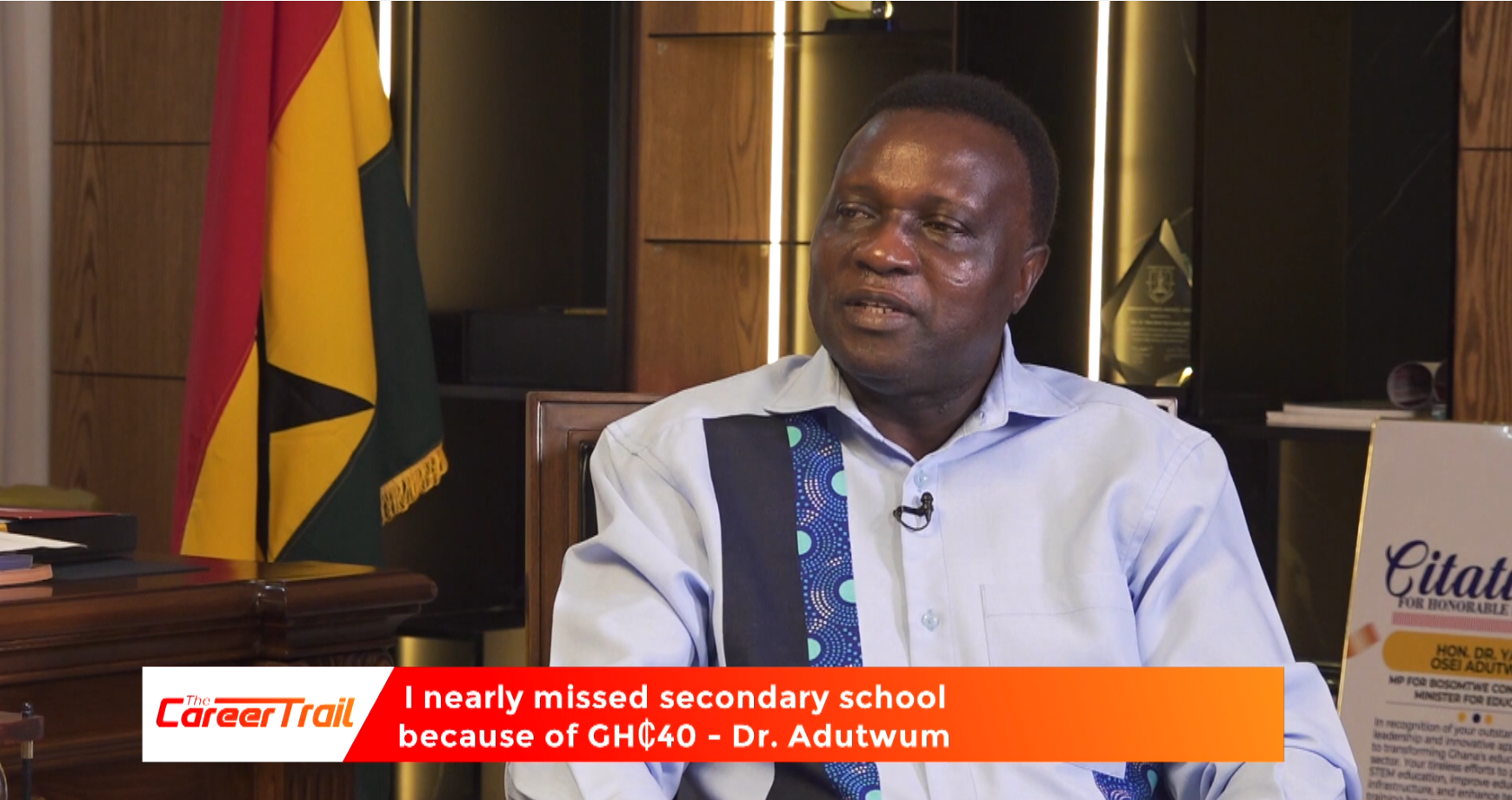 My younger brother sacrificed his only pig so I could go to school – Dr Adutwum