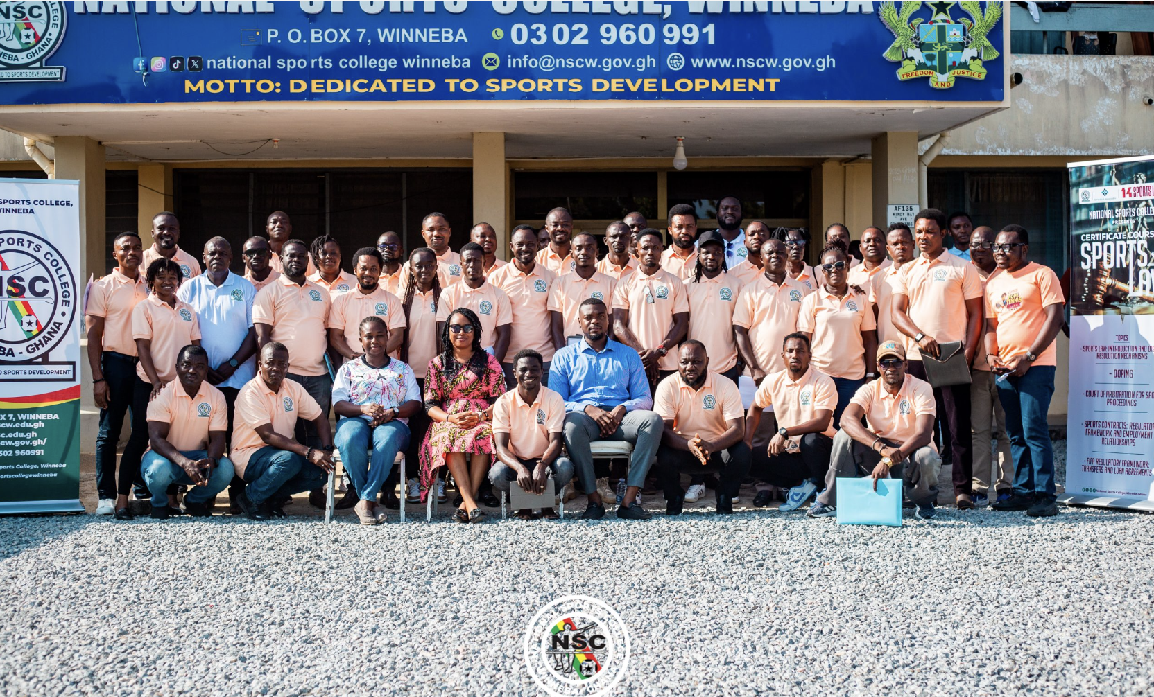 Over 40 professionals graduate from National Sports College’s Sports Law Course