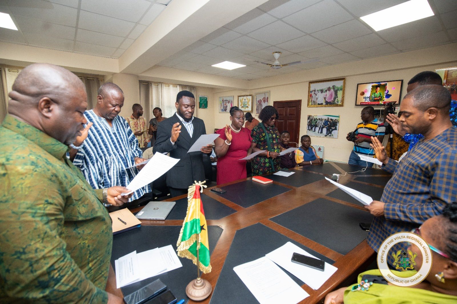 Volta Regional Minister inaugurates Governing Board of Youth Development Fund in Ho