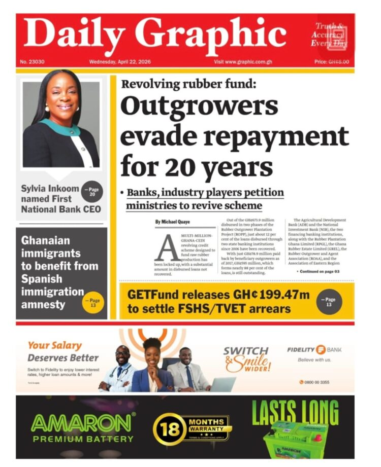 Today’s front pages: Wednesday, April 22, 2026