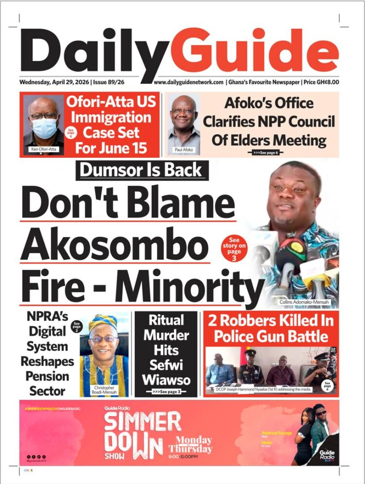 Today’s front pages: Wednesday, April 29, 2026