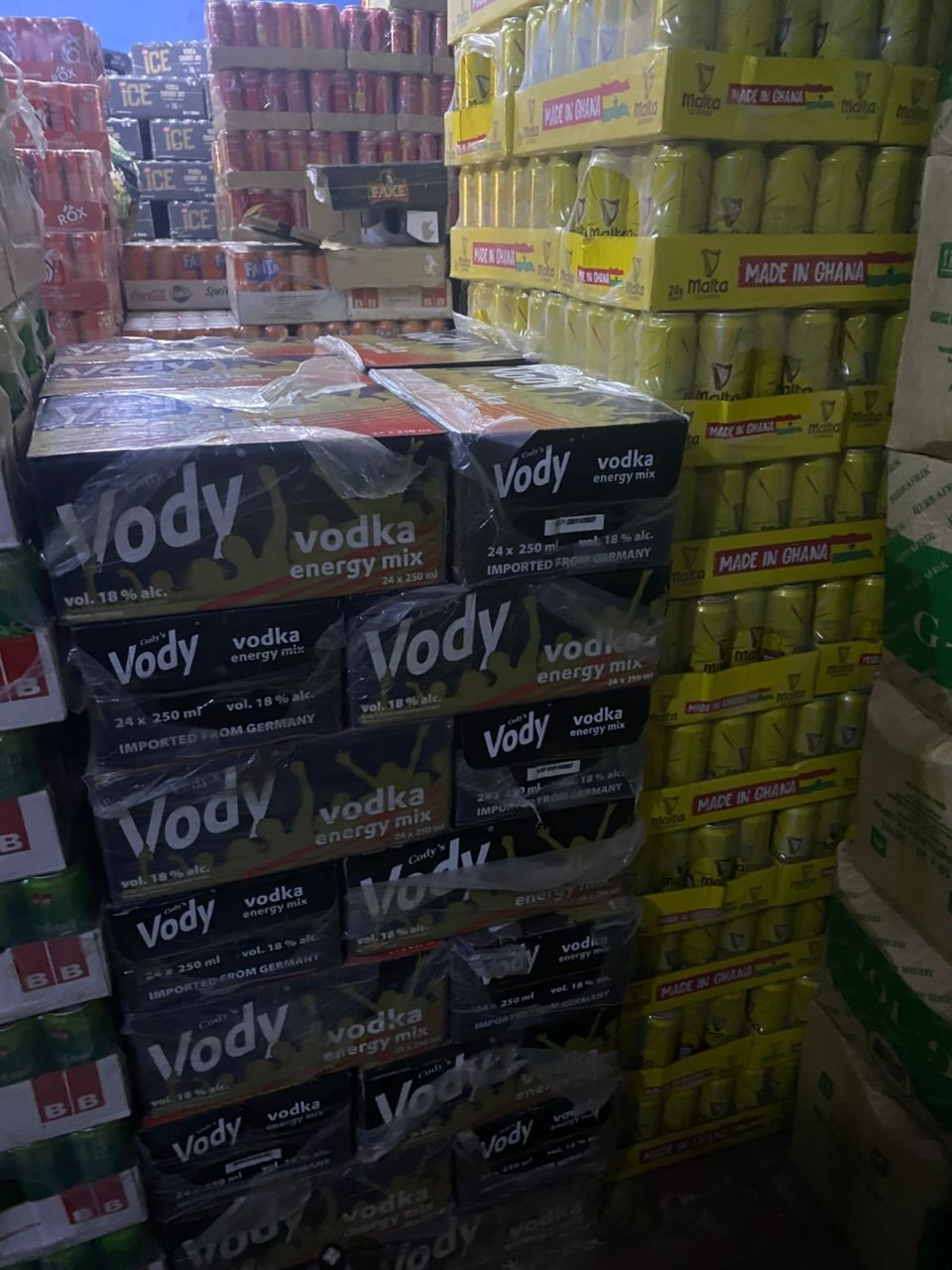 FDA seizes 140 boxes of banned alcoholic energy drinks in Upper East Region